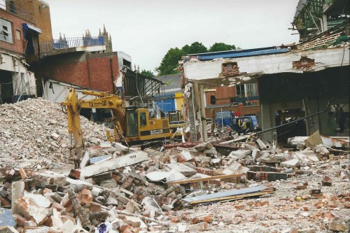 Bryan Brothers’ Garage Demolition, Bristol, 1999 