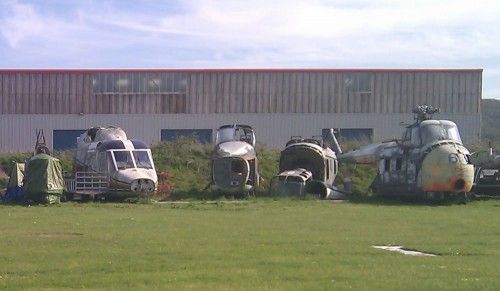 Dead and decaying helicopters